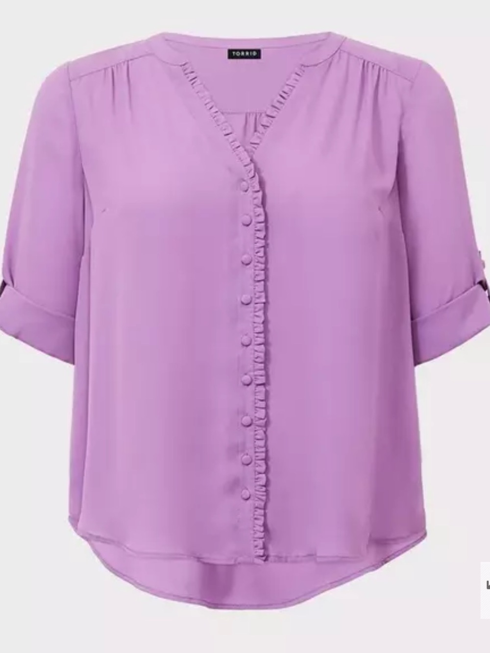 🌼TORRID HARPER Ruffle Georgette Top🌼 - Picture 2 of 15